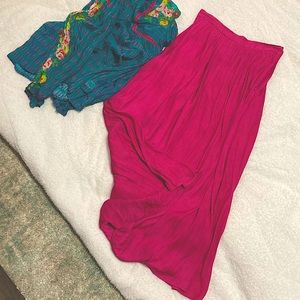 Anthropologie. Akemi + Kin. Fuschia skirt - size 4P